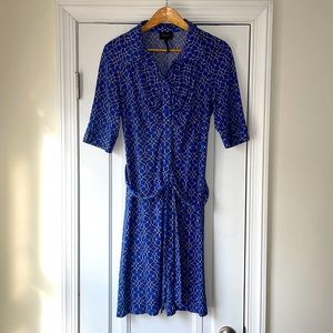 Collared Cocktail Tie Dress